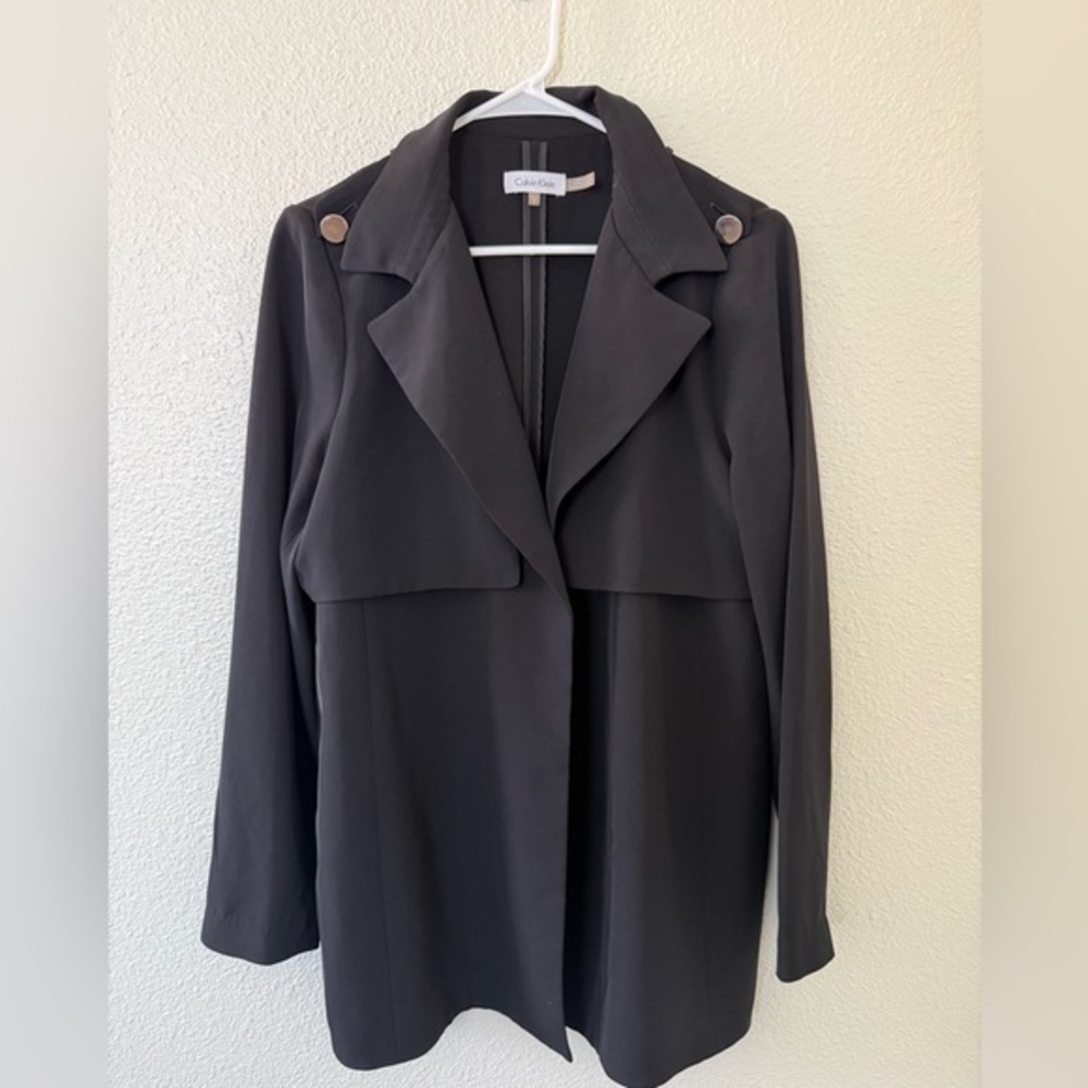 Calvin Klein Women’s Coat Black Large